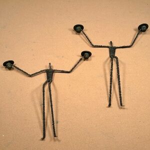Artistic Black Metal Candle Holders